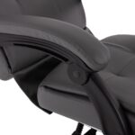 ΠΟΛΥΘΡΟΝΑ ΓΡΑΦΕΙΟΥ ΔΙΕΥΘΥΝΤΙΚΗ ΓΚΡΙ HM1057.20 ΜΕ ΠΤΥΣΣΟΜΕΝΟ ΥΠΟΠΟΔΙΟ 58x71x128Y εκ. - Image 7