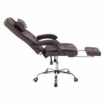ΠΟΛΥΘΡΟΝΑ ΓΡΑΦΕΙΟΥ ΔΙΕΥΘΥΝΤΙΚΗ ΚΑΦΕ HM1057.19 ΜΕ ΠΤΥΣΣΟΜΕΝΟ ΥΠΟΠΟΔΙΟ 58x71x128Y εκ. - Image 5