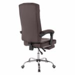 ΠΟΛΥΘΡΟΝΑ ΓΡΑΦΕΙΟΥ ΔΙΕΥΘΥΝΤΙΚΗ ΚΑΦΕ HM1057.19 ΜΕ ΠΤΥΣΣΟΜΕΝΟ ΥΠΟΠΟΔΙΟ 58x71x128Y εκ. - Image 6
