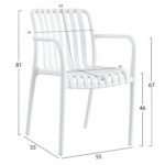 ΠΟΛΥΘΡΟΝΑ ΠΟΛΥΠΡΟΠΥΛΕΝΙΟΥ TIPPY HM5940.01 ΛΕΥΚΗ 55x55x81Υεκ. - Image 2