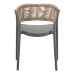 ΠΟΛΥΘΡΟΝΑ ΠΟΛΥΠΡΟΠΥΛΕΝΙΟΥ EVA HM6155.05 OLIVE GREEN--P.P. ΜΠΕΖ ΣΧΟΙΝΙ 56,5x53x80Υεκ. - Image 5
