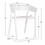 ΠΟΛΥΘΡΟΝΑ ΠΟΛΥΠΡΟΠΥΛΕΝΙΟΥ PERFOE HM5941.01 ΛΕΥΚΗ 56x50.5x73Υεκ. - Image 2