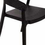 ΠΟΛΥΘΡΟΝΑ ΠΟΛΥΠΡΟΠΥΛΕΝΙΟΥ PERFOE HM5941.02 ΜΑΥΡΗ 53,5x50,5x73Υ εκ. - Image 9