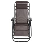ΠΟΛΥΘΡΟΝΑ RELAX COMPANION HM5095.13 ΚΑΦΕ TEXTILENE-ΜΑΥΡΟ ΜΕΤΑΛΛΟ 67x145x110Υεκ. - Image 4