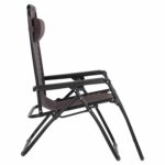 ΠΟΛΥΘΡΟΝΑ RELAX COMPANION HM5095.13 ΚΑΦΕ TEXTILENE-ΜΑΥΡΟ ΜΕΤΑΛΛΟ 67x145x110Υεκ. - Image 5