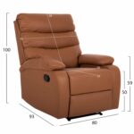 ΠΟΛΥΘΡΟΝΑ RELAX YASUMU HM9783.12 ΚΑΦΕ PU 80x93x100Υεκ. - Image 2