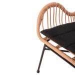 ΠΟΛΥΘΡΟΝΑ ΣΤΥΛ ΜΠΕΡΖΕΡΑΣ ALLEGRA HM5704.11 P.E.RATTAN ΜΠΕΖ-ΜΑΥΡΟ ΜΕΤΑΛΛΟ 66x59x90Υεκ. - Image 10