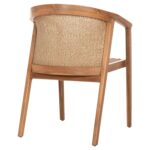 ΠΟΛΥΘΡΟΝΑ ΤΡΑΠΕΖΑΡΙΑΣ RENLY HM18239 ΞΥΛΟ ΤΕΑΚ ΦΥΣΙΚΟ-ΣΧΟΙΝΙ VIRO 60x59x82Υεκ. - Image 5