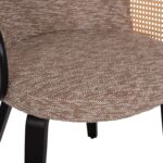 ΠΟΛΥΘΡΟΝΑ ΤΡΑΠΕΖΑΡΙΑΣ BECKER HM18246.03 PLYWOOD ΜΑΥΡΟ--ΚΑΦΕ ΥΦΑΣΜΑ 54x62x79Υεκ. - Image 9