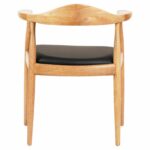 ΠΟΛΥΘΡΟΝΑ ΤΡΑΠΕΖΑΡΙΑΣ ADOR HM9948.01 RUBBERWOOD ΣΕ ΟΑΚ ΚΑΙ ΜΑΥΡΟ PU 62x54x76,5Υεκ - Image 5