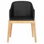 ΠΟΛΥΘΡΟΝΑ ΤΡΑΠΕΖΑΡΙΑΣ FURLAN HM9949.01 RUBBERWOOD ΣΕ ΟΑΚ-ΜΑΥΡΟ PU 54,5x58x78Υεκ. - Image 3