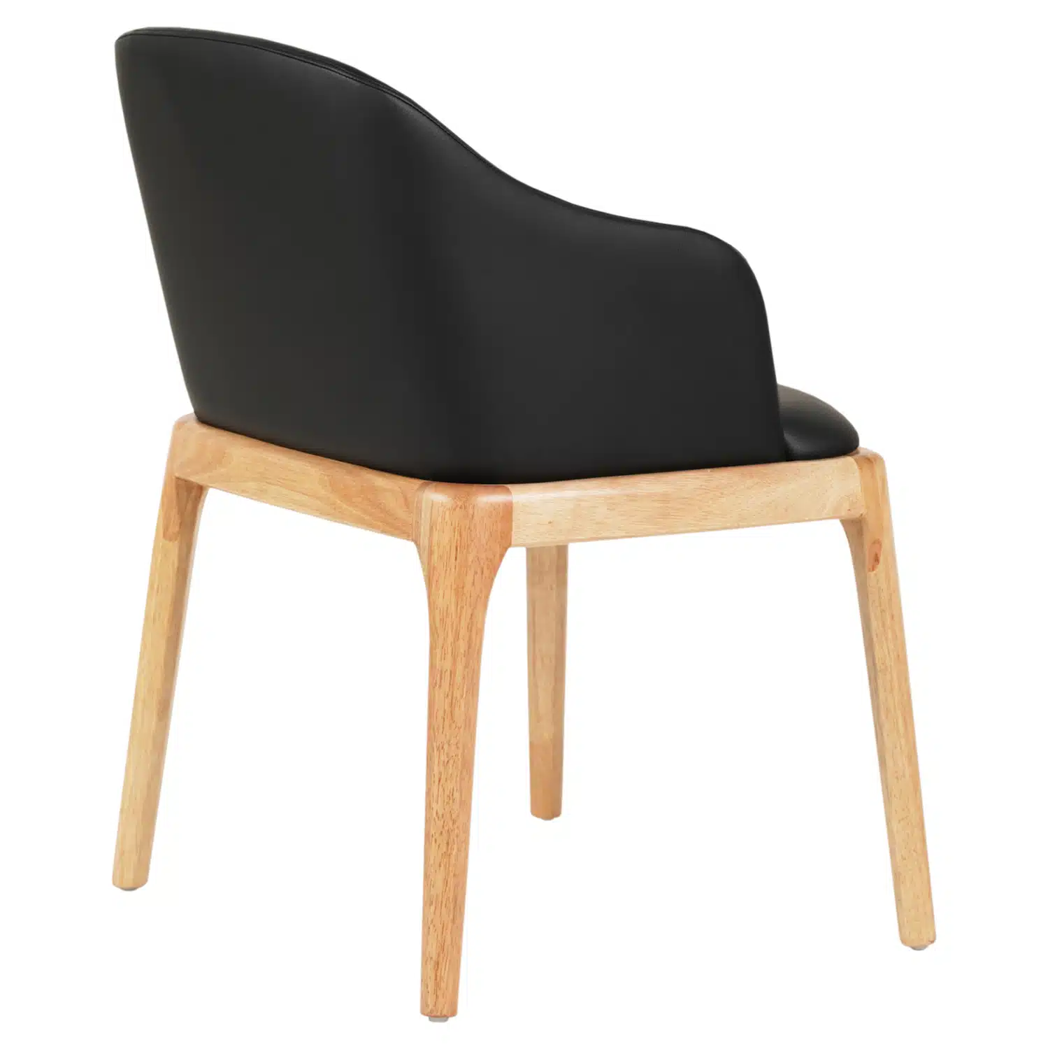 ΠΟΛΥΘΡΟΝΑ ΤΡΑΠΕΖΑΡΙΑΣ FURLAN HM9949.01 RUBBERWOOD ΣΕ ΟΑΚ-ΜΑΥΡΟ PU 54,5x58x78Υεκ. - Image 4