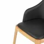 ΠΟΛΥΘΡΟΝΑ ΤΡΑΠΕΖΑΡΙΑΣ FURLAN HM9949.01 RUBBERWOOD ΣΕ ΟΑΚ-ΜΑΥΡΟ PU 54,5x58x78Υεκ. - Image 7