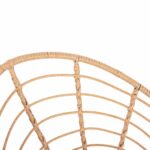 ΠΟΛΥΘΡΟΝΑ ΤΥΠΟΥ ΦΩΛΙΑ ΜΕΤΑΛΛΙΚΗ ALLEGRA HM5458.11 ΜΕ WICKER ΜΠΕΖ 73x78x88Υεκ. - Image 8