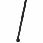 ΠΟΛΥΘΡΟΝΑ ΤΥΠΟΥ ΦΩΛΙΑ ΜΕΤΑΛΛΙΚΗ ALLEGRA HM5458.11 ΜΕ WICKER ΜΠΕΖ 73x78x88Υεκ. - Image 10