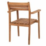 ΠΟΛΥΘΡΟΝΑ ERIETTA ΞΥΛΟ TEAK ΣΤΟΙΒΑΖΟΜΕΝΗ HM9534 ΣΕ ΦΥΣΙΚΟ ΧΡΩΜΑ 60x54x87Y εκ. - Image 5
