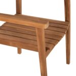 ΠΟΛΥΘΡΟΝΑ ERIETTA ΞΥΛΟ TEAK ΣΤΟΙΒΑΖΟΜΕΝΗ HM9534 ΣΕ ΦΥΣΙΚΟ ΧΡΩΜΑ 60x54x87Y εκ. - Image 8