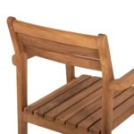 ΠΟΛΥΘΡΟΝΑ ERIETTA ΞΥΛΟ TEAK ΣΤΟΙΒΑΖΟΜΕΝΗ HM9534 ΣΕ ΦΥΣΙΚΟ ΧΡΩΜΑ 60x54x87Y εκ. - Image 9