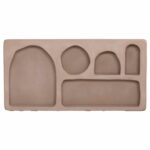 ΡΑΦΙ ΤΟΙΧΟΥ ΣΕΙΡΑ SANTORINI HM18063.02 MDF ΣΕ ΚΑΦΕ 120x18x60Υεκ. - Image 3