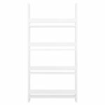 ΡΑΦΙΕΡΑ ΤΟΙΧΟΥ SANI HM18224.01 ΜΕΛΑΜΙΝΗ ΣΕ ΛΕΥΚΟ 60x10x120Υεκ. (4 ΡΑΦΙΑ) - Image 3