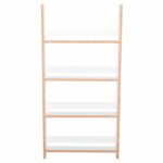 ΡΑΦΙΕΡΑ ΤΟΙΧΟΥ SANI HM18224.01 ΜΕΛΑΜΙΝΗ ΣΕ ΛΕΥΚΟ 60x10x120Υεκ. (4 ΡΑΦΙΑ) - Image 5