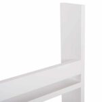 ΡΑΦΙΕΡΑ ΤΟΙΧΟΥ SANI HM18224.01 ΜΕΛΑΜΙΝΗ ΣΕ ΛΕΥΚΟ 60x10x120Υεκ. (4 ΡΑΦΙΑ) - Image 6