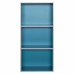 ΡΑΦΙΕΡΑ ΤΟΙΧΟΥ CUBICON HM9941.05 ΜΠΛΕ-ΛΕΥΚΗ ΜΕΛΑΜΙΝΗ 38,5x23,5x80Υεκ. - Image 3