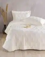 Σετ Νυφικό Κουβερλί Υπέδιπλο Reina Rythmos - Image 2