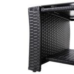 ΣΑΛΟΝΙ ΕΞ.ΧΩΡΟΥ 4ΤΜΧ THORE HM5978 ΣΥΝΘ. RATTAN ΜΑΥΡΟ-ΜΠΕΖ ΜΑΞΙΛΑΡΙΑ - Image 10