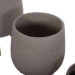 ΣΕΤ 3 ΓΛΑΣΤΡΕΣ ΜΕ TEAK ΒΑΣΕΙΣ TRYLL HM4681.03 FIBER CEMENT--ΓΚΡΙ - Image 7