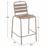 ΣΕΤ 3ΤΜΧ ΕΞΩΤΕΡΙΚΟΥ ΧΩΡΟΥ LAURA HM21054.04 ΣΑΜΠΑΝΙ ΜΕΤΑΛΛΟ & ΑΛΟΥΜΙΝΙΟ - Image 3
