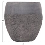 ΣΕΤ 3ΤΜΧ ΓΛΑΣΤΡΕΣ ΣΕΙΡΑ GARDENER HM4725 FIBERCLAY-ΣΕ ΣΚΟΥΡΟ CEMENT ΧΡΩΜΑ Φ55x54Υεκ - Image 5