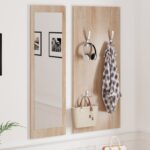 ΣΕΤ ΕΙΣΟΔΟΥ ΜΕ ΚΑΘΡΕΠΤΗ VERN HM2476.01 ΜΕΛΑΜΙΝΗ ΣΕ ΣΟΝΑΜΑ 80x27x175Υεκ - Image 7
