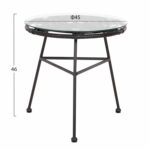 ΣΕΤ ΕΞΩΤΕΡΙΚΟΥ ΧΩΡΟΥ 3ΤΜΧ ALLEGRA HM21047.12 ΜΑΥΡΟ ΣΥΝΘ.RATTAN & ΜΕΤΑΛΛΟ - Image 2