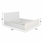 ΣΕΤ ΚΡΕΒΑΤΟΚΑΜΑΡΑΣ 5ΤΜΧ ADLER HM11758.03 ΜΕΛΑΜΙΝΗ ΛΕΥΚΗ-ΓΙΑ ΣΤΡΩΜΑ 160x200εκ - Image 2