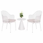 ΣΕΤ LOUNGE 3TMX ΕΞ.ΧΩΡΟΥ OREGO HM21106.02 ΑΛΟΥΜΙΝΙΟ ΣΕ ΛΕΥΚΟ