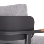 ΣΕΤ ΣΑΛΟΝΙ ΕΞ.ΧΩΡΟΥ 4ΤΜΧ ELARA ΗΜ6195.01 ΓΚΡΙ ΑΛΟΥΜΙΝΙΟ & OLEFIN-TEAK ΦΥΣΙΚΟ - Image 5