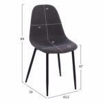 ΣΕΤ ΤΡΑΠΕΖΑΡΙΑΣ 5ΤΜΧ RAVEN HM21068.02 ΚΕΡΑΜΙΚΟ TOP ΜΑΥΡΟ ΜΑΡΜΑΡΟ--ΓΚΡΙ ΥΦΑΣΜΑ - Image 3