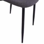 ΣΕΤ ΤΡΑΠΕΖΑΡΙΑΣ 5ΤΜΧ RAVEN HM21068.02 ΚΕΡΑΜΙΚΟ TOP ΜΑΥΡΟ ΜΑΡΜΑΡΟ--ΓΚΡΙ ΥΦΑΣΜΑ - Image 7