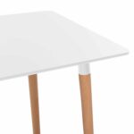 ΣΕΤ ΤΡΑΠΕΖΑΡΙΑΣ 5ΤΜΧ MINIMAL HM21172 MDF TOP ΣΕ ΛΕΥΚΟ-ΣΚΕΛΕΤΟΣ ΣΕ ΦΥΣΙΚΟ ΞΥΛΟΥ - Image 7