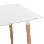 ΣΕΤ ΤΡΑΠΕΖΑΡΙΑΣ 5ΤΜΧ MINIMAL HM21172 MDF TOP ΣΕ ΛΕΥΚΟ-ΣΚΕΛΕΤΟΣ ΣΕ ΦΥΣΙΚΟ ΞΥΛΟΥ - Image 7