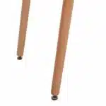 ΣΕΤ ΤΡΑΠΕΖΑΡΙΑΣ 5ΤΜΧ MINIMAL HM21172 MDF TOP ΣΕ ΛΕΥΚΟ-ΣΚΕΛΕΤΟΣ ΣΕ ΦΥΣΙΚΟ ΞΥΛΟΥ - Image 8