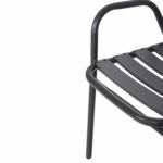 ΣΕΤ ΤΡΑΠΕΖΑΡΙΑΣ 5ΤΜΧ ADAM HM21219 ΚΑΡΕΚΛΕΣ ΜΕΤΑΛΛΙΚΕΣ & ΤΡΑΠΕΖΙ 110x60 ΓΚΡΙ - Image 5