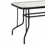 ΣΕΤ ΤΡΑΠΕΖΑΡΙΑΣ 5ΤΜΧ ADAM HM21220 ΚΑΡΕΚΛΕΣ ΜΕΤΑΛΛΙΚΕΣ & ΤΡΑΠΕΖΙ 110x60 ΜΑΥΡΟ - Image 7