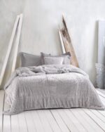 Διακοσμητική Μαξιλαροθήκη Shabby Γκρι 50x50εκ. Rythmos