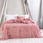 Κουβερτοπάπλωμα Shabby 650gr Ροζ Rythmos