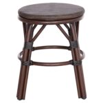 ΣΚΑΜΠΟ ΑΛΟΥΜΙΝΙΟΥ CHINO HM6285.01 BAMBOO LOOK ΚΑΦΕ-TEXTILENE ΚΑΦΕ Φ36x46Υεκ. - Image 3