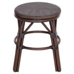 ΣΚΑΜΠΟ ΑΛΟΥΜΙΝΙΟΥ CHINO HM6285.01 BAMBOO LOOK ΚΑΦΕ-TEXTILENE ΚΑΦΕ Φ36x46Υεκ. - Image 4
