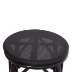 ΣΚΑΜΠΟ ΑΛΟΥΜΙΝΙΟΥ CHINO HM6285.02 BAMBOO LOOK & TEXTILENE ΣΕ ΜΑΥΡΟ Φ36x46Υεκ. - Image 4