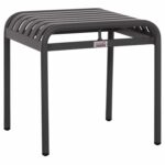ΣΚΑΜΠΟ ΑΛΟΥΜΙΝΙΟΥ RACHEL HM6340.01 ΓΚΡΙ 45x45x46Υεκ.